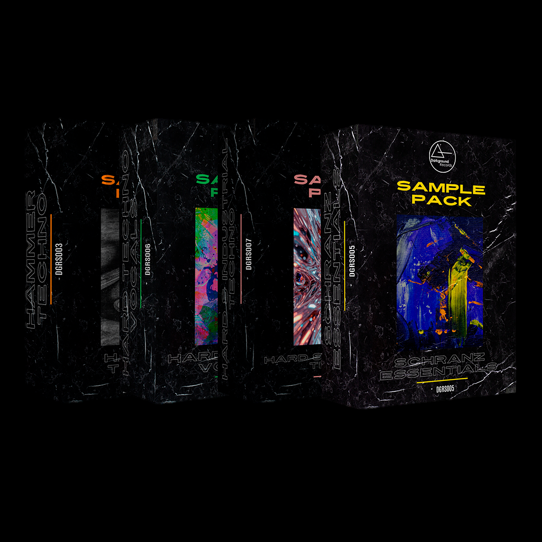 Ultimate Hard Techno Bundle – 4 Packs, 1000+ Samples - Darkground Records