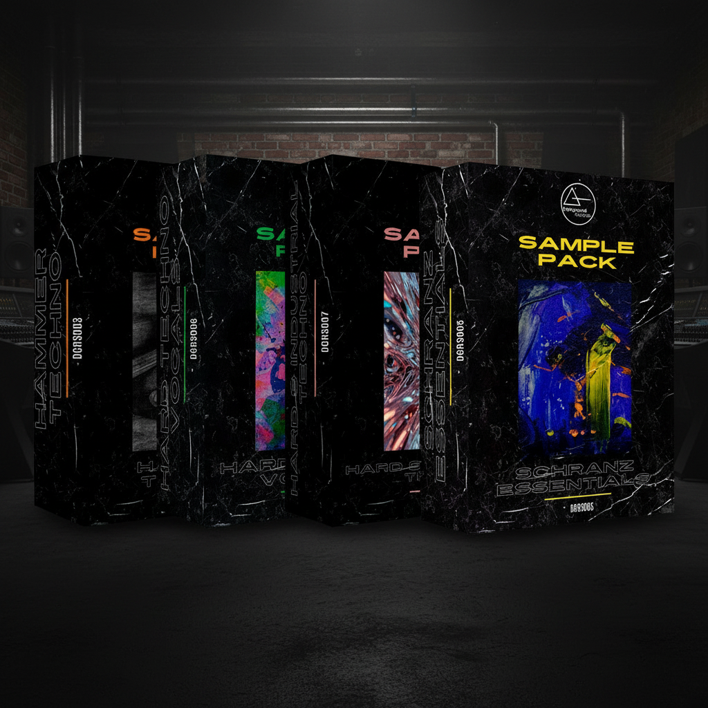 Ultimate Hard Techno Bundle – 4 Packs, 1000+ Samples